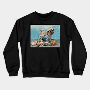 Pug Dog Scarecrow Crewneck Sweatshirt